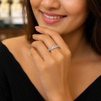 💎 Baguette Eternity Ring - 3.850 GM