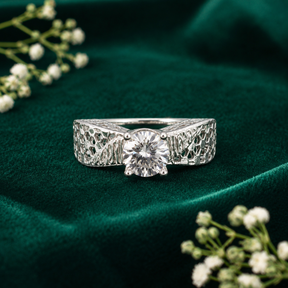 💎 Solitaire Diamond Ring - 1.620 GM