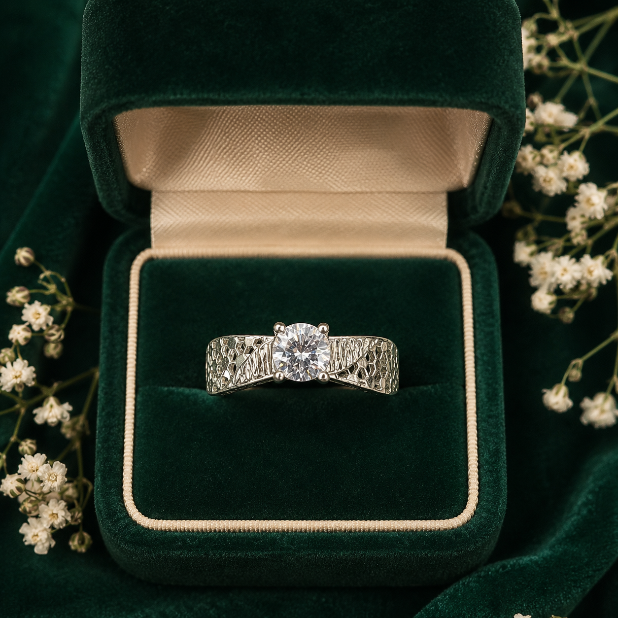💎 Solitaire Diamond Ring - 1.620 GM