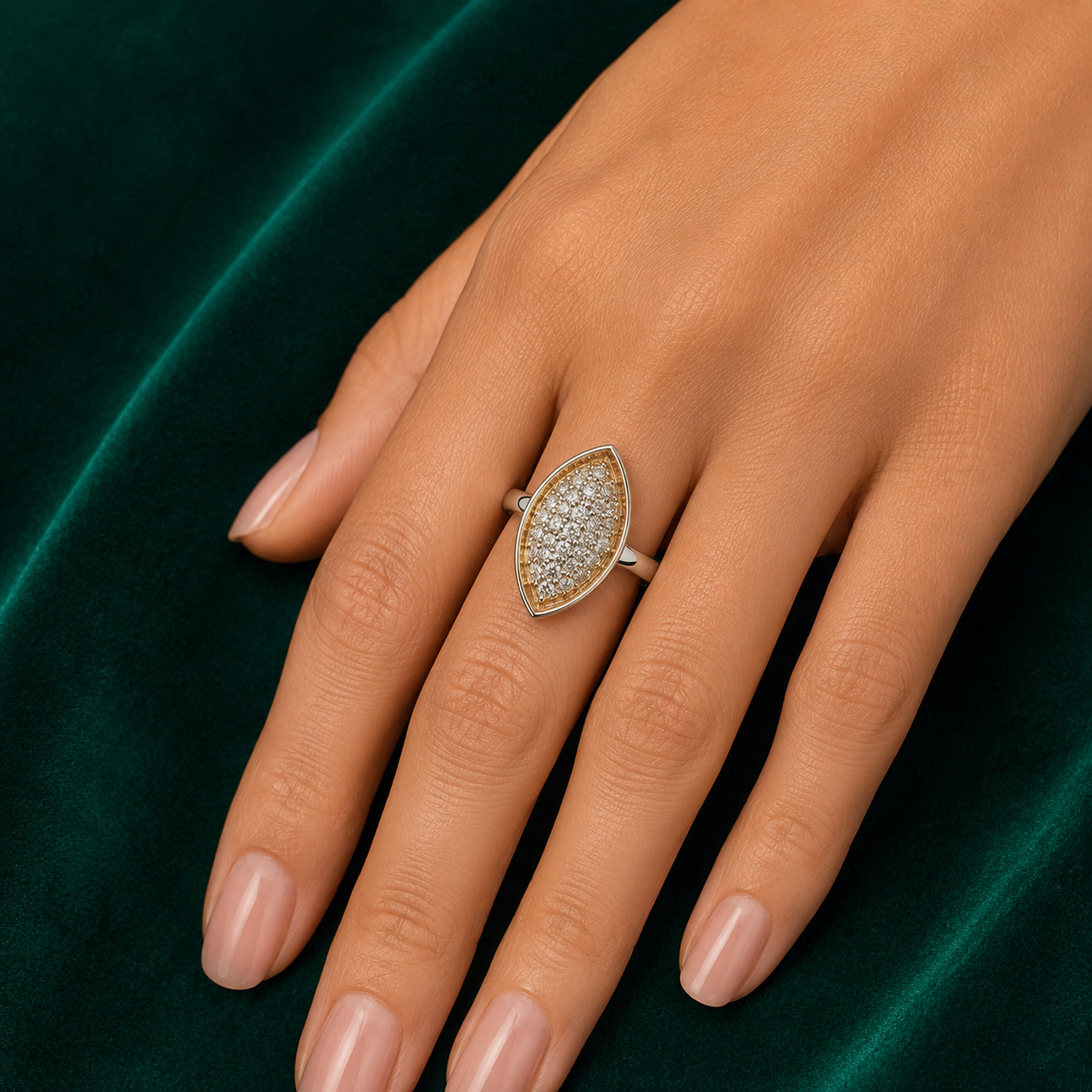 ✨ Marquise Diamond Ring - 4.090 GM