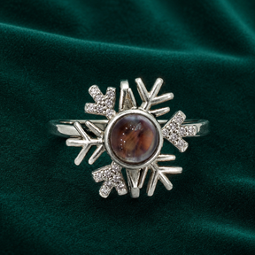 ❄️ Snowflake Moonstone Ring - 3.310 gm