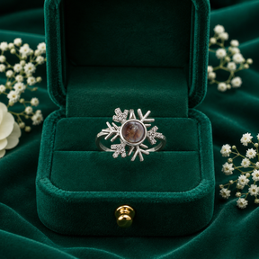 ❄️ Snowflake Moonstone Ring - 3.310 gm
