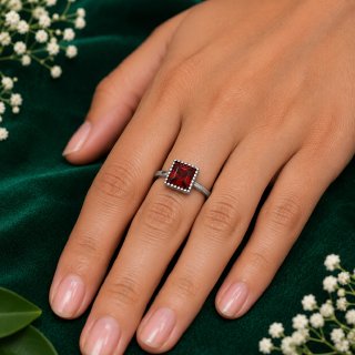❤️ Princess Ruby Ring - 1.630 GM