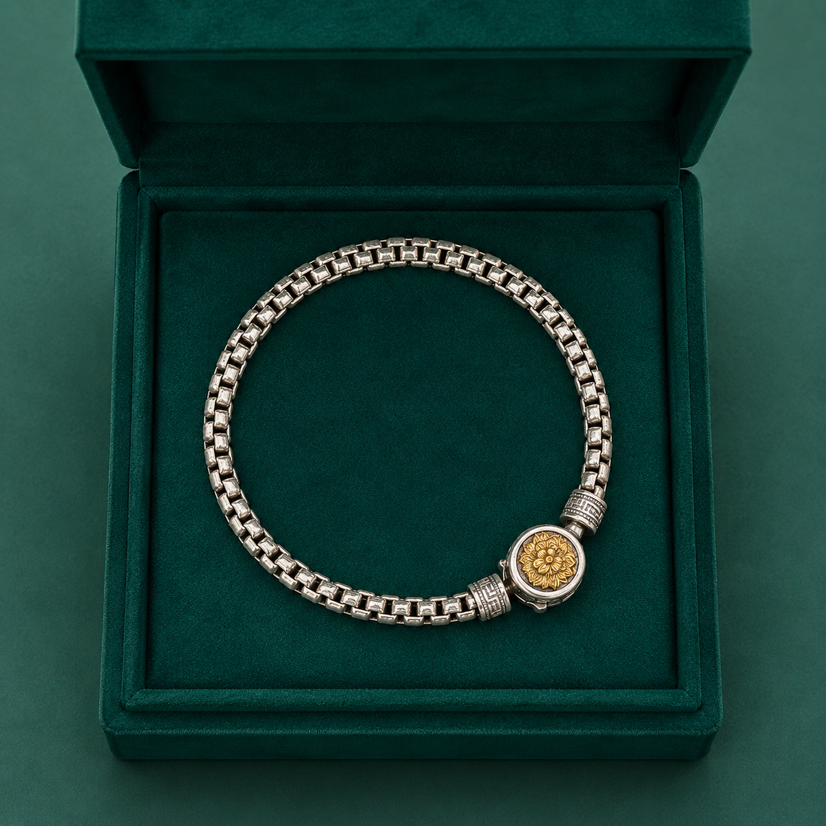 ✨ Floral Charm Bracelet - 29.240 GM