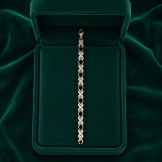 ✨ Noir Clover Bracelet - 21.240 GM