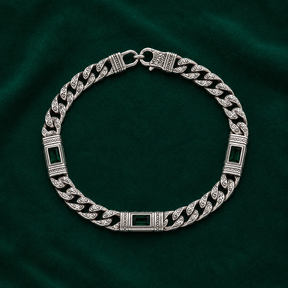 ✨ Emerald Cuban Bracelet - 38.590