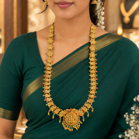 🪷 Lakshmi Shankha Vaibhava Long Hara - 40.100GM
