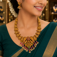 🦚 Mayura Gopura Vaibhava Necklace -43.840GM