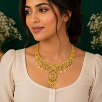 ✨ Turkish Teardrop Royale Necklace - 39 GM