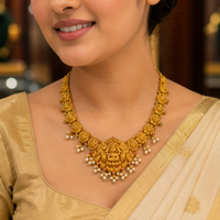 🪷 Lakshmi Muthu Rajavaibhava Necklace - 27GM