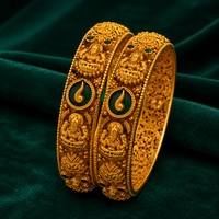 🪷 Lakshmi Marakata Vaibhava Bangles - 43.820GM