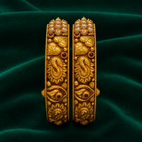 🌿 Paisley Muthu Vaibhava Bangles 47GM