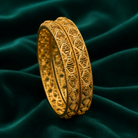 ✨ Hexa Weave Turkish Bangles - 14.930GM