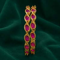 ❤️ Ratna Valli Elegance Bangles - 30.890GM