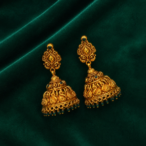 💚 Maragathapallava Jhumkas -18..625GM