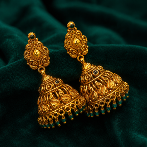 💚 Maragathapallava Jhumkas -18..625GM