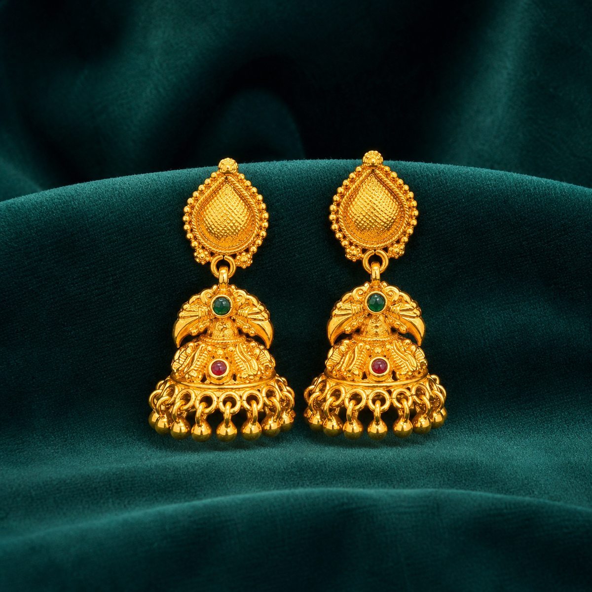 🌿 Pallavaghanta Jhumkas -10.720GM