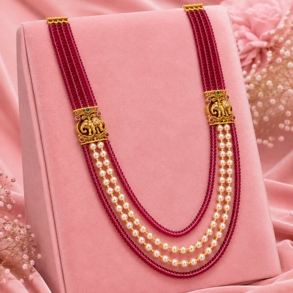 💎 Gaja Muthu Vaibhava Mala - NET WT  - 20.350GM
