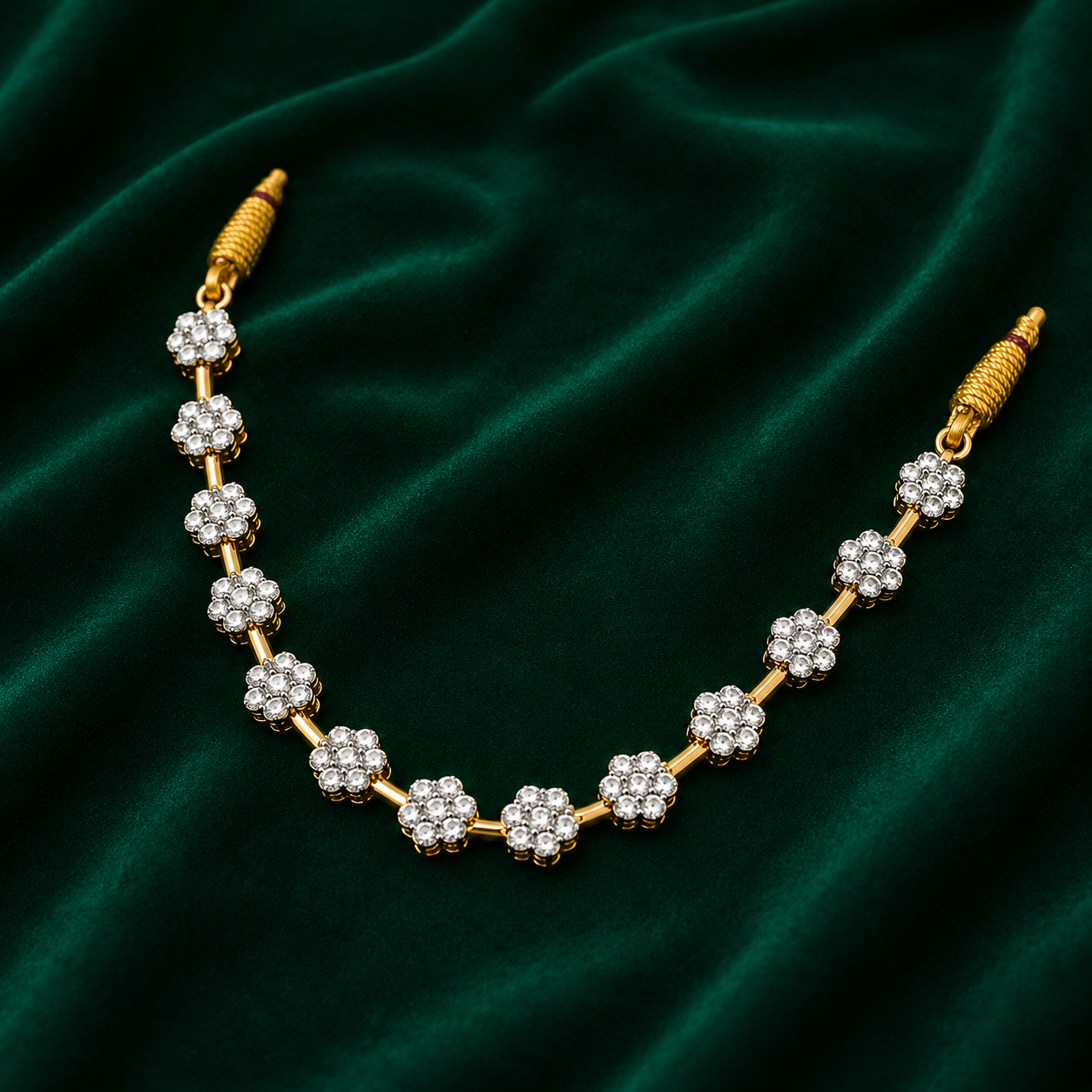 UN-CUT Diamond necklace 💎- 17.077gm