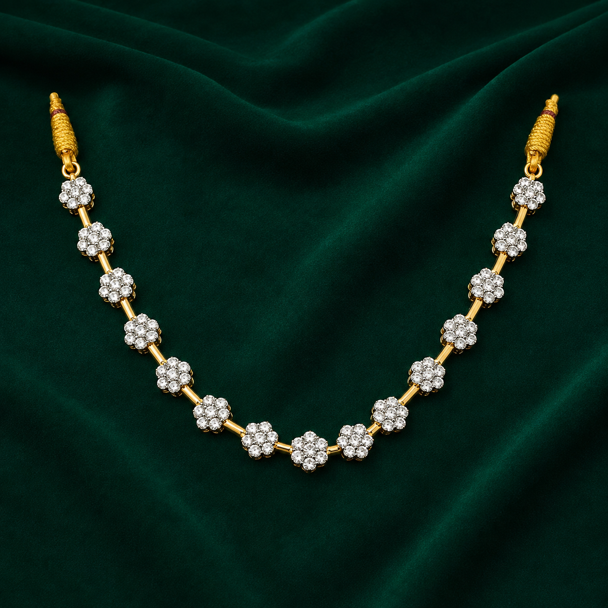 UN-CUT Diamond necklace 💎- 17.077gm