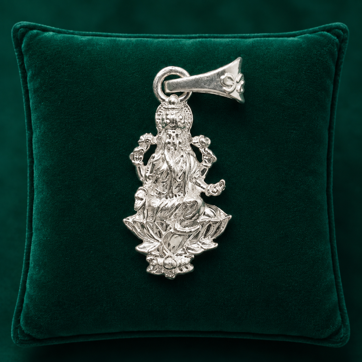 ✨ Lotus Lakshmi Pendant - 1.973 GM