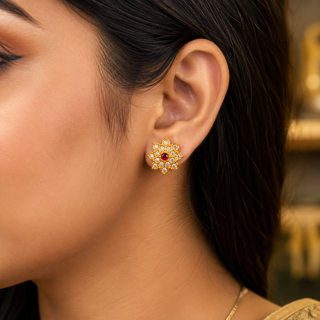 🌸 Ratnapushpa Studs -4.430GM
