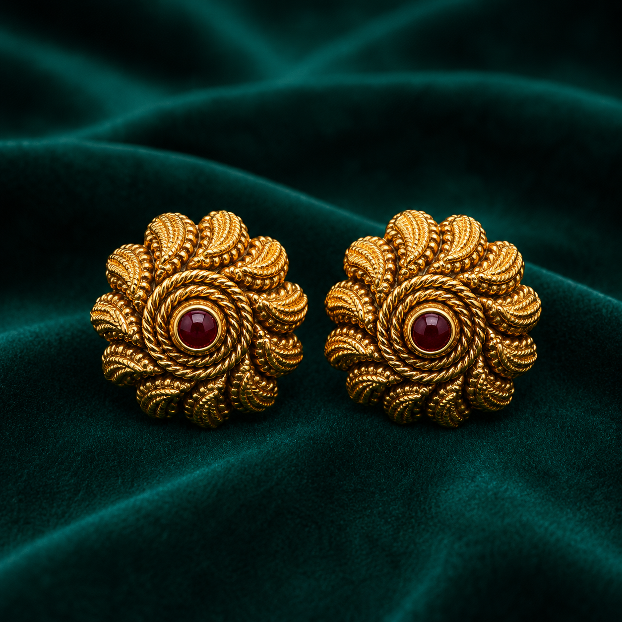 🌺 Chakrapushpa Studs - 3.900GM