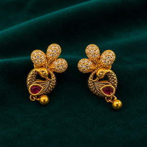 🦚 Mayurmani Studs -6.410GM