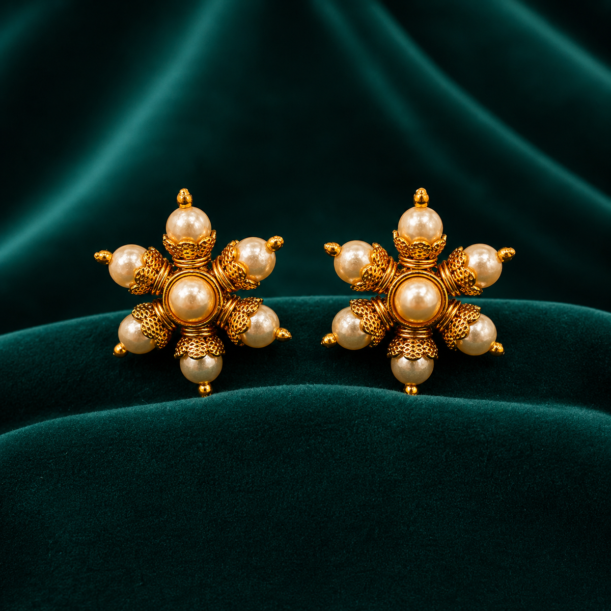 🤍 Muthutara Studs -5.416GM