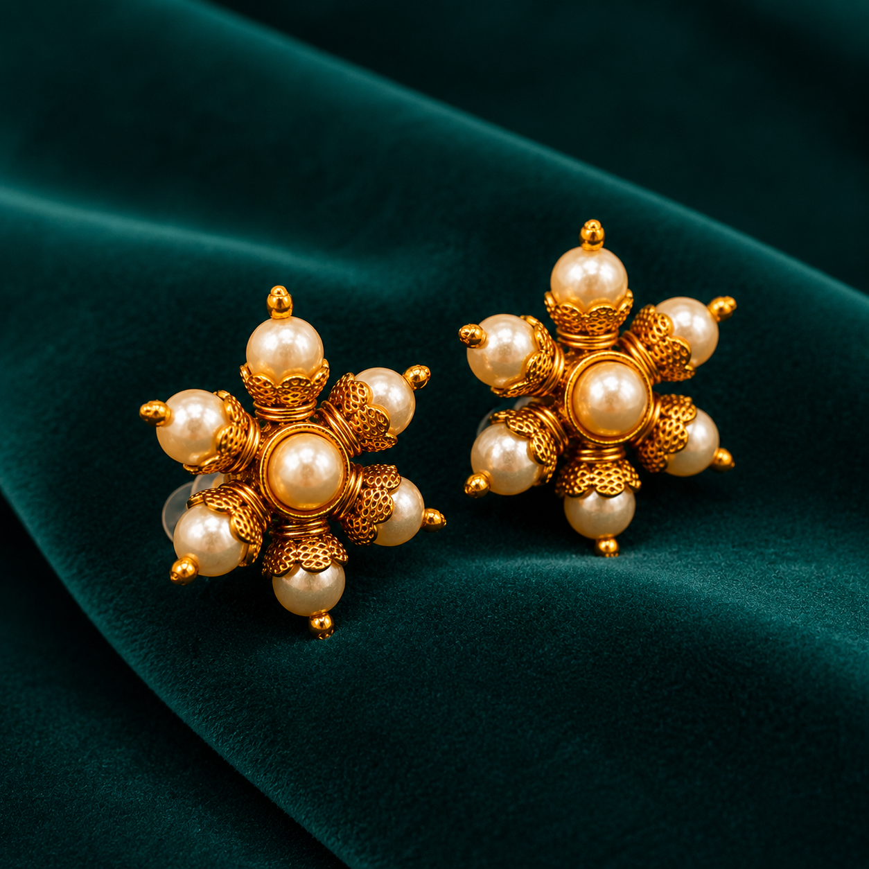 🤍 Muthutara Studs -5.416GM