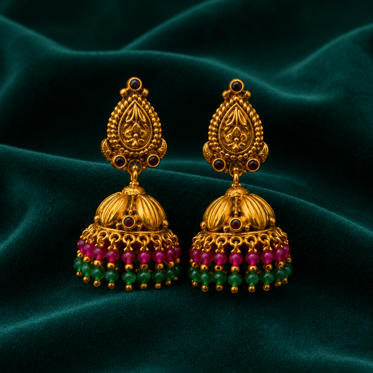 👑 Ratnakalasha Jhumkas -16.370GM