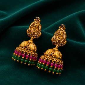 👑 Ratnakalasha Jhumkas -16.370GM