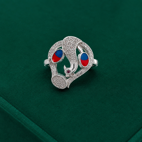 💙 Dual Stone Designer Ring - 3.740 GM